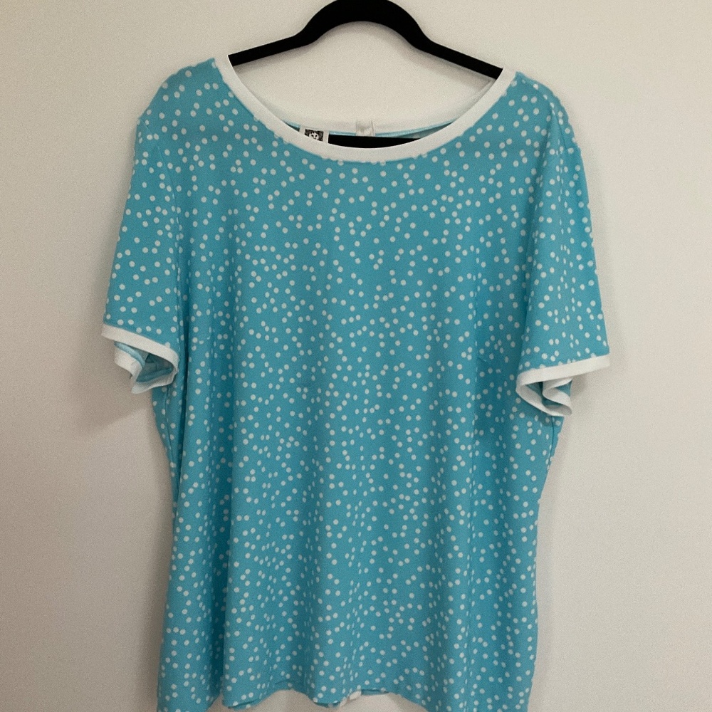 Anne Kline Blouse - Button Back Blouse Size 2x